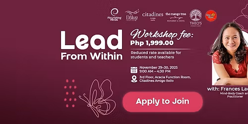 Lead From Within - A 2 Day Workshop For Women