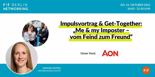 Einladung zum F!F Netzwerktreffen in Berlin
