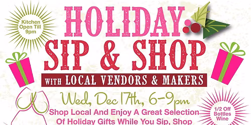 Holiday Sip & Shop