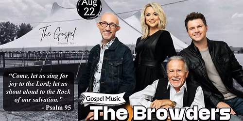 The Browders @ Gospel Singing Tent