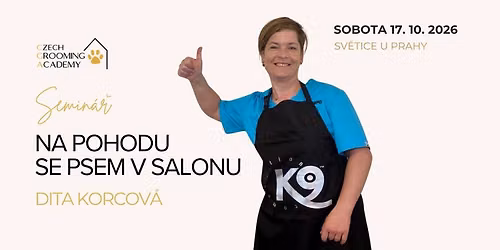 NA POHODU SE PSEM V SALONU s Ditou Korcovou