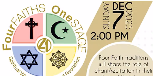 Four Faiths, One Stage