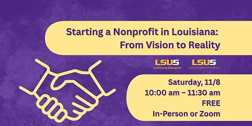 Starting a Nonprofit in Louisiana: From Vision to Reality