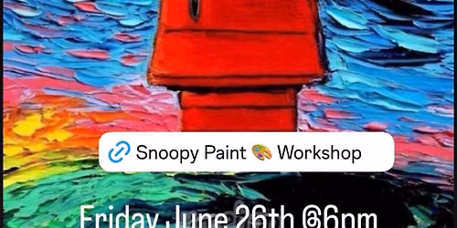 Snoopy Painting Party