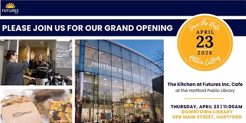 Library Caf\u00e9 Ribbon Cutting and Grand Opening 