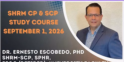 September 1st SHRM CP & SCP Study Course