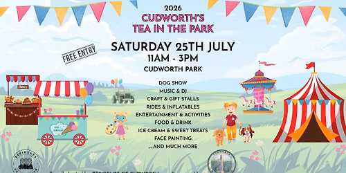 Cudworth's Tea in the Park 2026