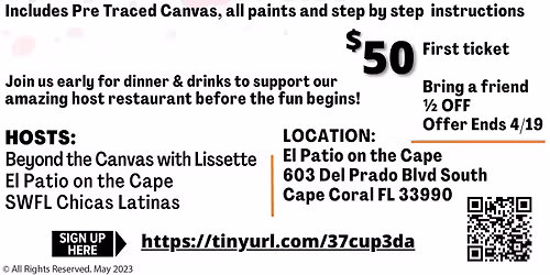 Paint & Sip at El Patio on the Cape