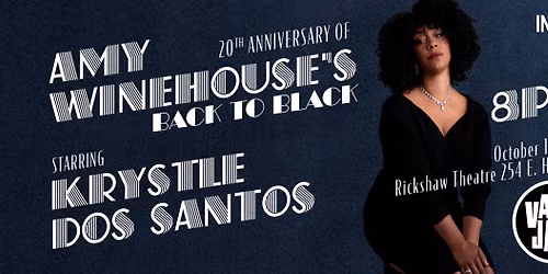 Infidels Jazz Presents: Krystle Dos Santos Plays Amy Winehouse's Back To Black at The Rickshaw