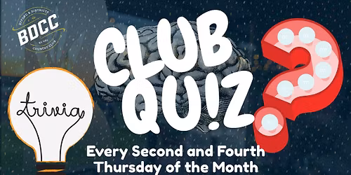 Fortnightly Club Quiz at the BDCC