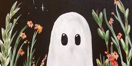 Ghostly Flowers - Paint and Sip at Nuthouse $29 Special