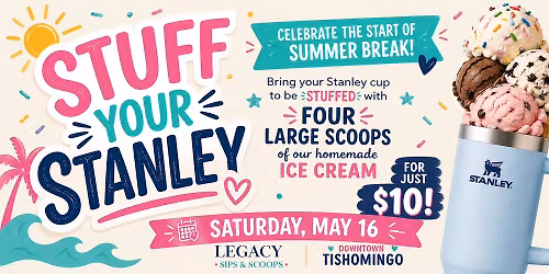 Stuff Your Stanley at Legacy Sips & Scoops