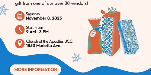 Crafter's Marketplace at Church of the Apostles UCC