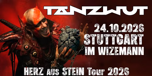 Tanzwut - Herz aus Stein Tour 2026 Stuttgart
