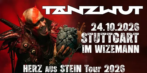 Tanzwut - Herz aus Stein Tour 2026 Stuttgart