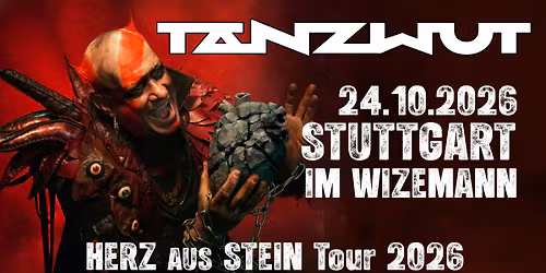 Tanzwut - Herz aus Stein Tour 2026 Stuttgart