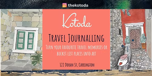 Introduction to Travel Journalling Watercolour $80pp