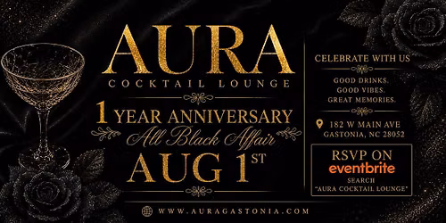 Aura\u2019s 1 Year Anniversary All Black Affair