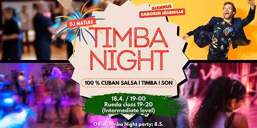 Timba Night 18.4.