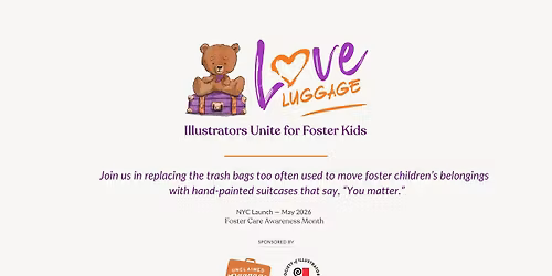 Love Luggage: Illustrators Unite for Foster Kids