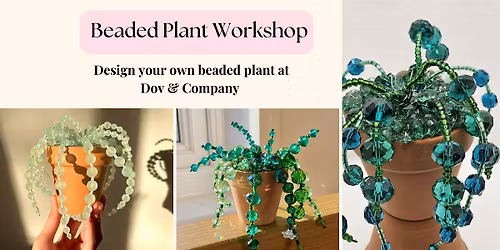 Beaded Succulent Workshop - Dov & Company, Arlington VA