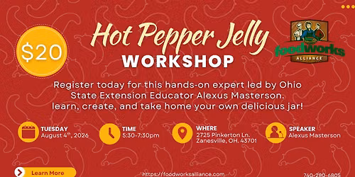 Hot Pepper Jelly Workshop