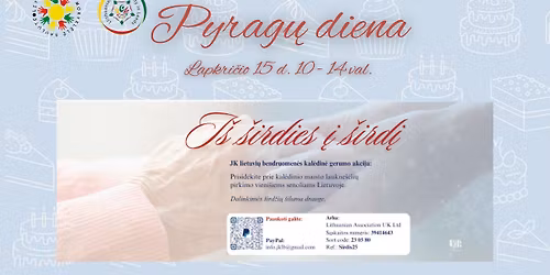 Pyrag\u0173 diena 'I\u0161 \u0161irdies \u012f \u0161ird\u012f'