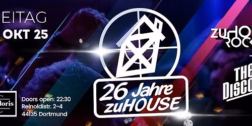 26 Jahre zuHOUSE \u2013 Der Geburtstags-Event
