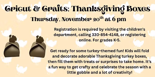 Cricut & Crafts: Thanksgiving Boxes