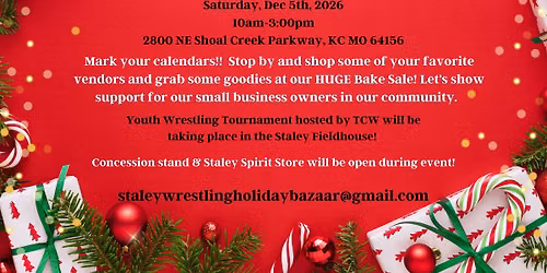 Staley Wrestling Holiday Bazaar & Bake Sale