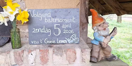 \ud83d\udc23\u2019t Goeie Leven presenteert : paasbakmoment aan de leemoven \ud83d\udd25