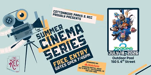 Summer Cinema Series at the Outdoor Pool