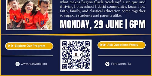 RCA FORT WORTH SUMMER INFO NIGHT