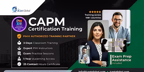 CAPM Certification In-Person Training in Gualala, CA