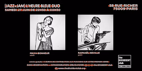 [JAZZ+JAM] L'Heure Bleue Duo