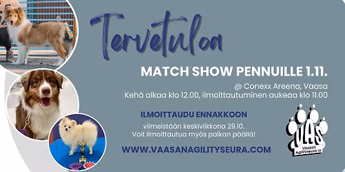 Pentu Match Show 1.11.