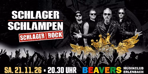 SCHLAGER SCHLAMPEN | Kings Of SchlaRock | BEAVERS Musikclub | Erlenbach am Main
