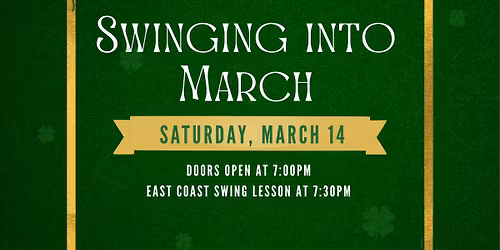 Swinging Into March Dance Party - Open to the Public
