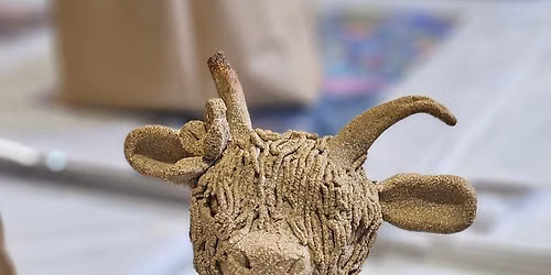 Pottery Highland Cow