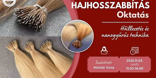 Hajhosszabb\u00edt\u00e1s Technik\u00e1k Moln\u00e1r Ilon\u00e1val