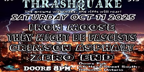 Thrashquake! A Night of Thrash Punk Chaos!