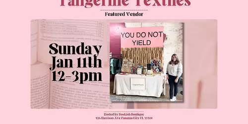 Tangerine Textiles @ Bookish!