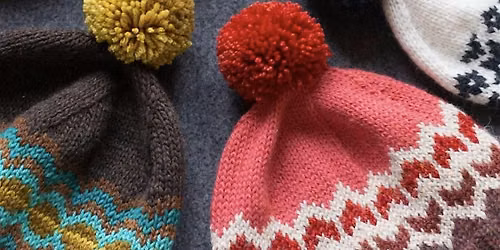 Introduction to fairisle\/colourwork knitting- design your own hat\/cowl