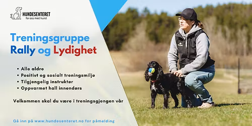 Treningsgruppe Rally og Lydighet- p\u00e5 dagtid (ledige plasers)