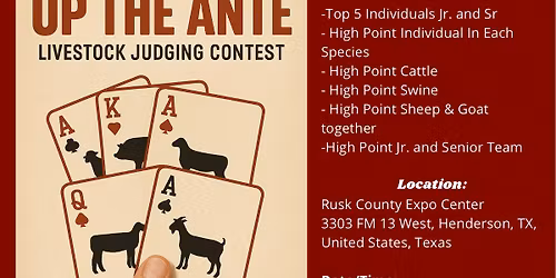 Up The Ante Livestock Judging Contest