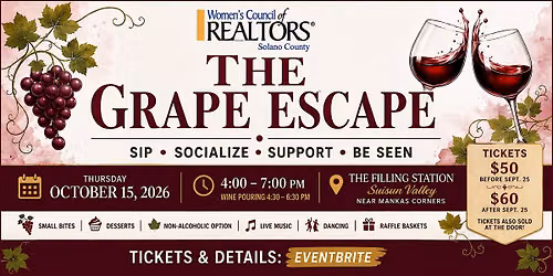 12th Annual WCR Grape Escape
