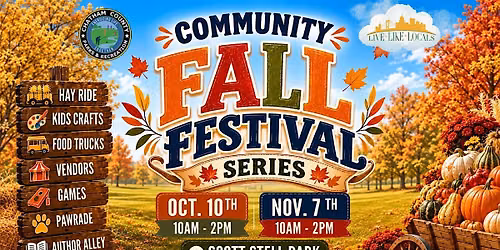 Community Fall Festival Series \u2013 November 7