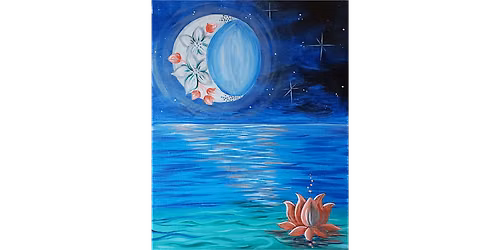 Floral Moon - Paint and Sip in Phoenix | Classpop!\u2122