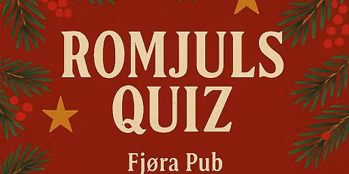 Romjuls Quiz p\u00e5 Fj\u00f8ra!\ud83c\udf84\ud83c\udf85