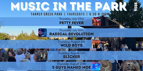 West Linn Music in the Park 2026